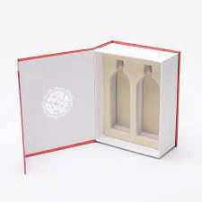 Sustainable Gift Box Molded Pulp Liner For Wine Whisky Sustainable Gift Box Molded Pulp Liner For Wine Whisky